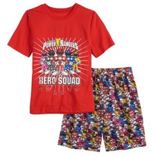 Power Rangers HERO SQUAD Summer Pajama Set Size 10/12 NWT  36 Retail