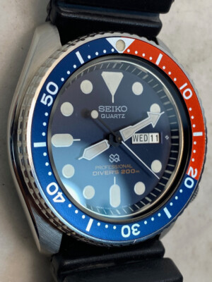 Seiko Pepsi Seiko Diver Quartz 200m Seiko diver quartz watch deals