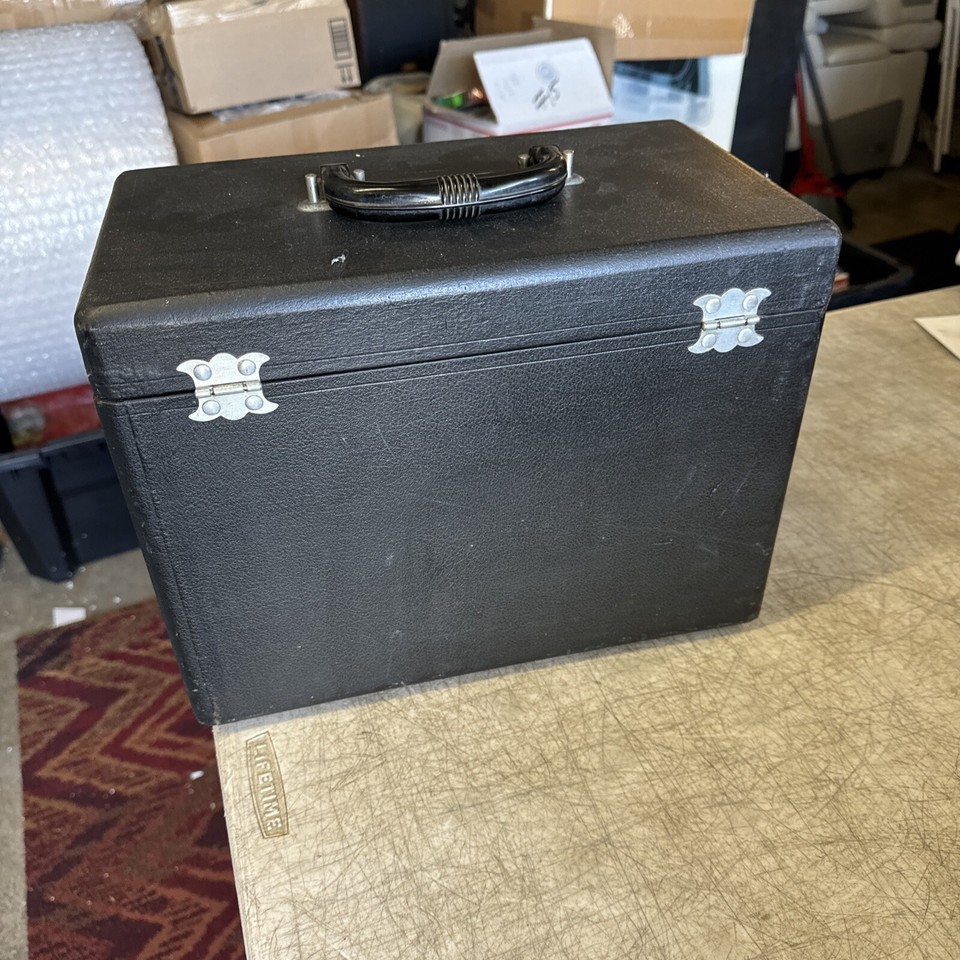 Vintage 1950s Singer 221 FeatherWeight Sewing Machine Case Only w/ Key