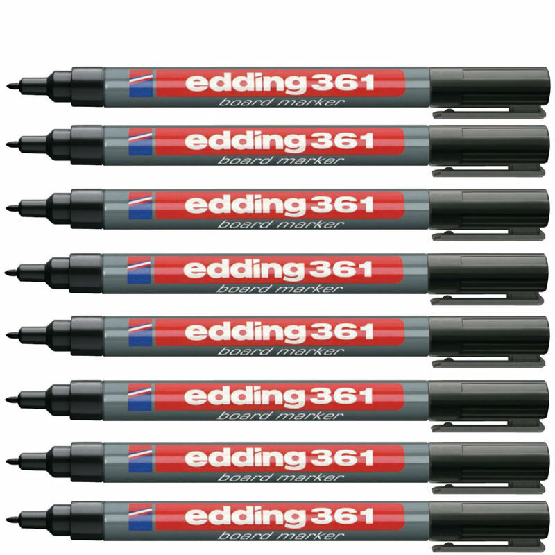 SALE Edding 361 Fine Tip Whiteboard Marker Pens Dry Wipe School