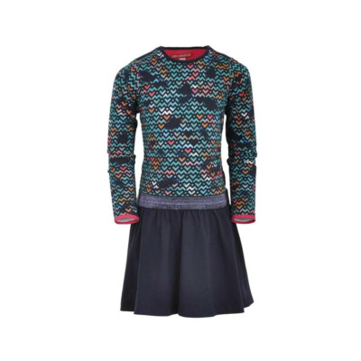   LOVE STATION 22   Mädchen Kleid langarm SKATER DRESS maud green Gr.98-152