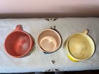 VTG PLASTIC MUGS 1972 FLINSTONES Fred BAM BAM Pebbles MISTAKE ON FRED Vitamins — photo 5