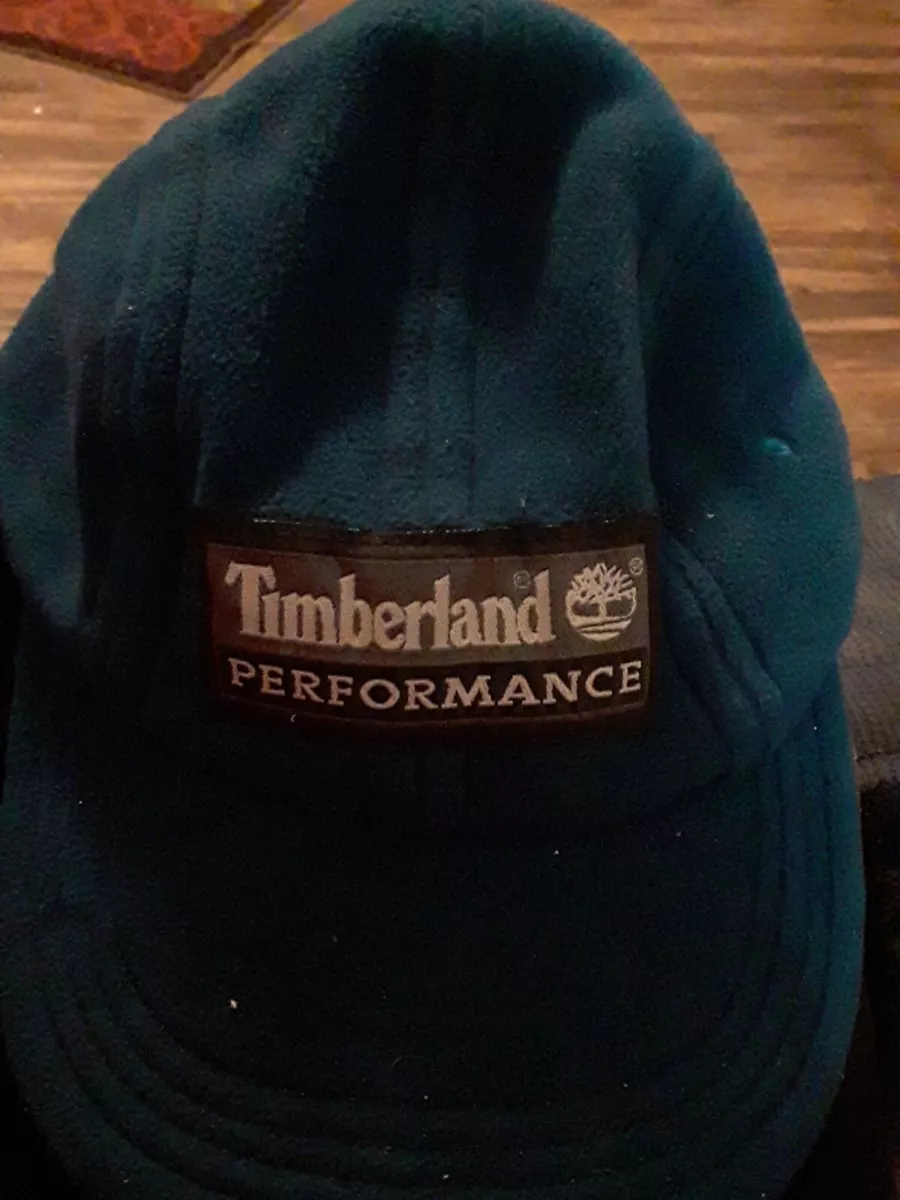 Vintage Timberland 90s Fleece Polartec Cap Hat Made In USA