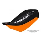 Seat Cover Yamaha Raptor 700 "Series" FMX Black/Orange/White Import Fees Usa