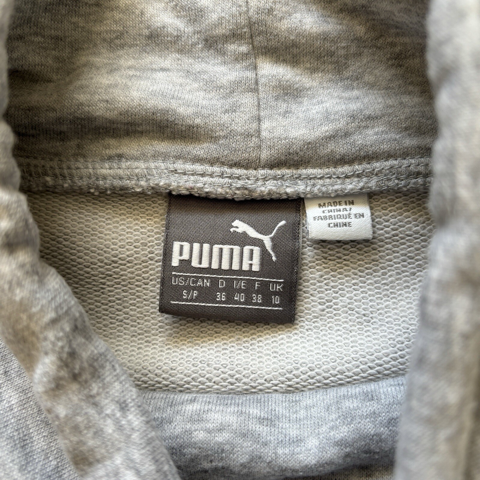 Puma Women’s Small Turtle Neck Pullover Silver Wi… - image 3