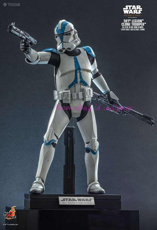 ホットトイズTMS092スター・ウォーズ クローン・トルーパー第501大隊1/6 Perfect HotToys Tms092 1/6 501st Legion Clone Trooper Action