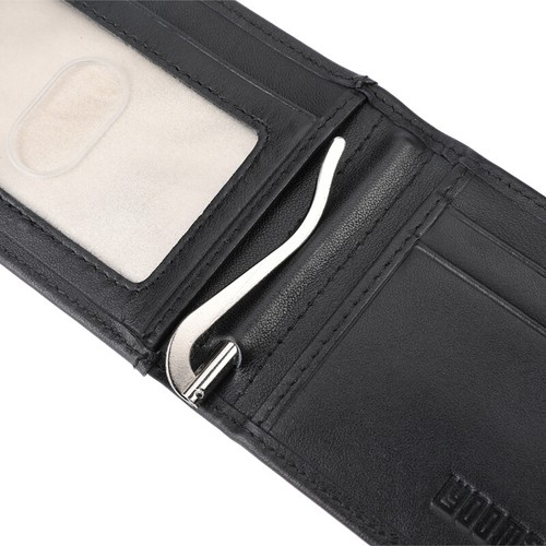 Billetera de Cuero para Hombre Cartera Plegable para Tarjeta ID Para Hombre - Picture 12 of 37