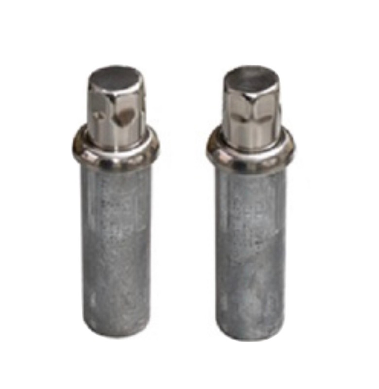(4)  STAINLESS STEEL 3″ ADJUSTABLE FOOT INSERT