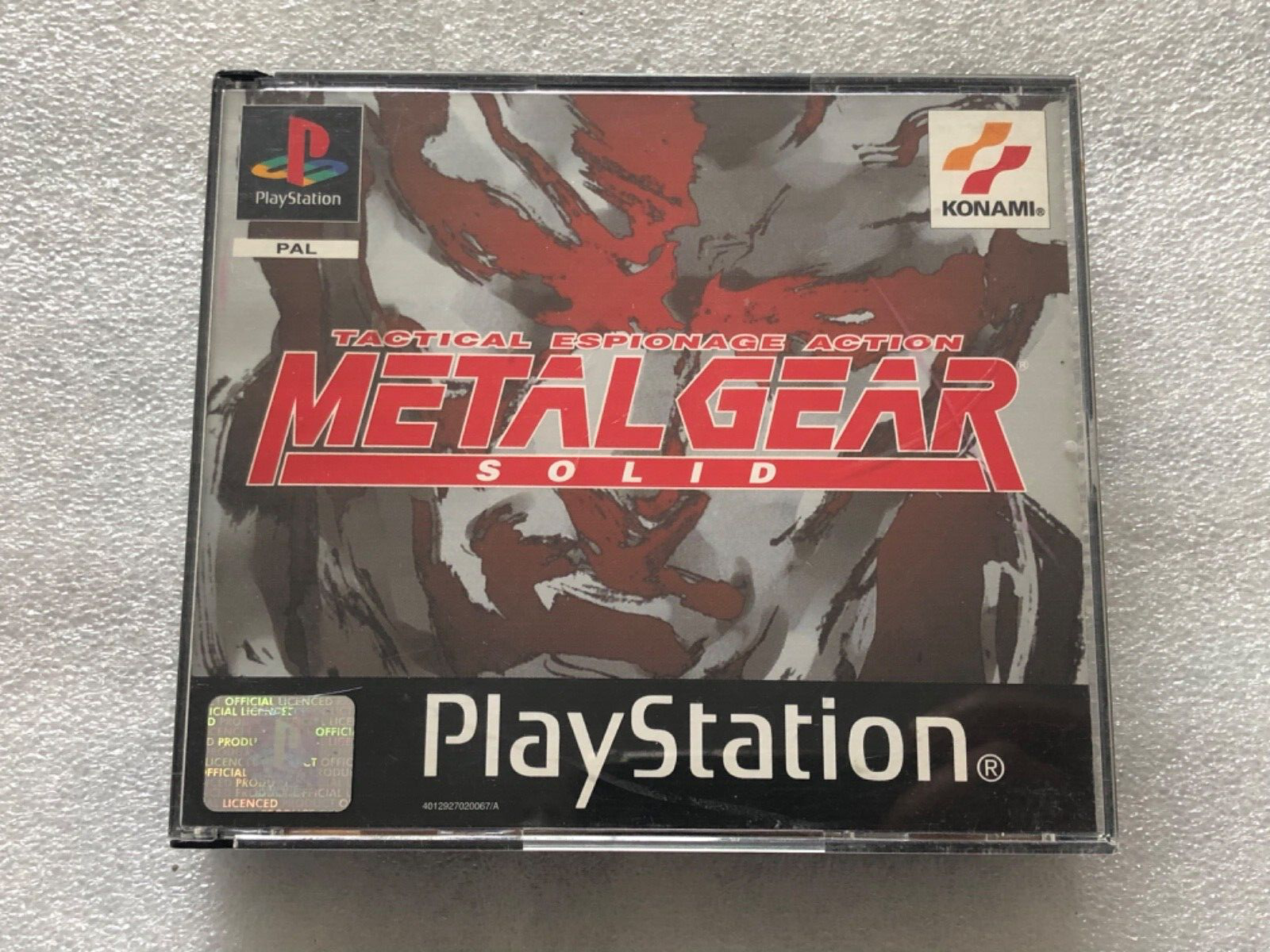 Metal Gear Solid with Silent Hill Demo- Sony PlayStation 1 PS1 - PAL