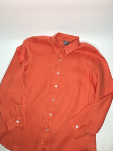 Women’s J.Jill Linen Button Up Tunic Top Blouse •Size XS *NWOT - Picture 2 of 10