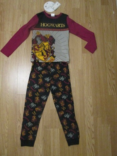 Harry Potter Schlafanzug Hogwarts Jungen Pyjama Alter 6-7 Jahre Neu mit Etikett TU Sainsbury
