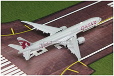 1:400 JC Wings QATAR BOEING 777-300ER Passenger Airplane Flap Down Diecast Model