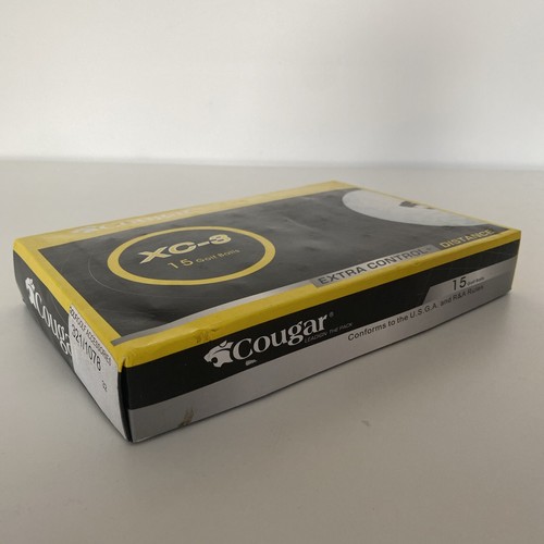 COUGAR XC-3 Golf Balls Box OF 15 NEW IN BOX - Picture 11 of 22