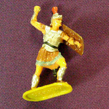 Elastolin Hausser Germany - Roman Soldier 1960s Vintage 40mm Painted Figure