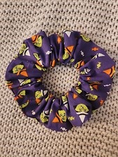Handmade Hair Scrunchie  Witch Theme