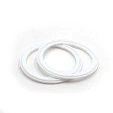 HFS(R) 2PCS 3" Tri Clamp Sanitary Gasket PTFE Fits Tri-Clover Type Ferrule