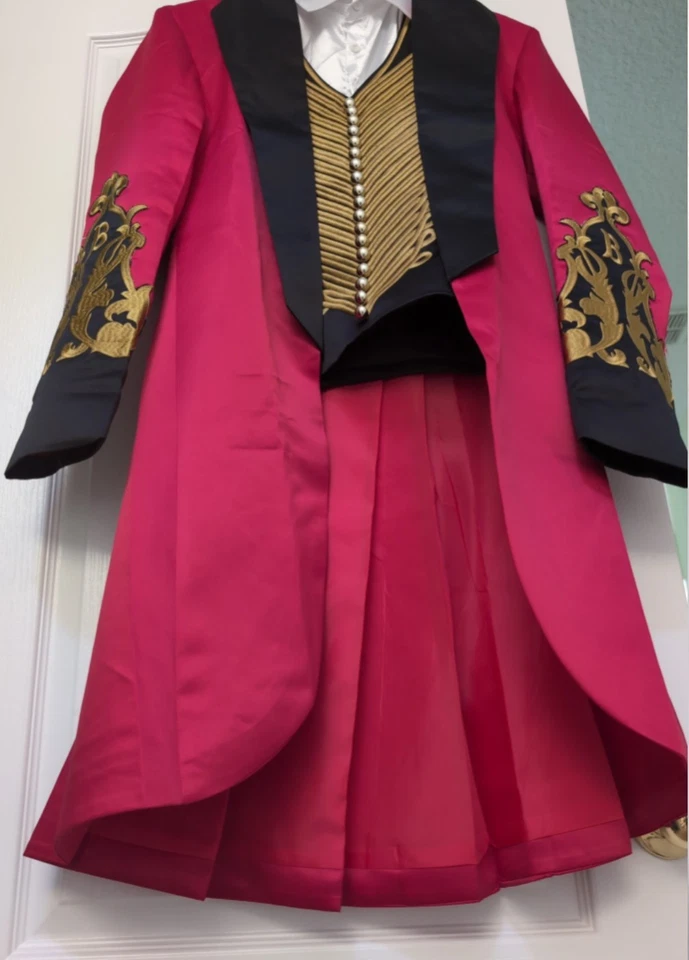 Adulto Showman PT Barnum Para Hombre Anillo Circo Ringmaster Halloween Disfraz Talla Sm Foto 4 de 4