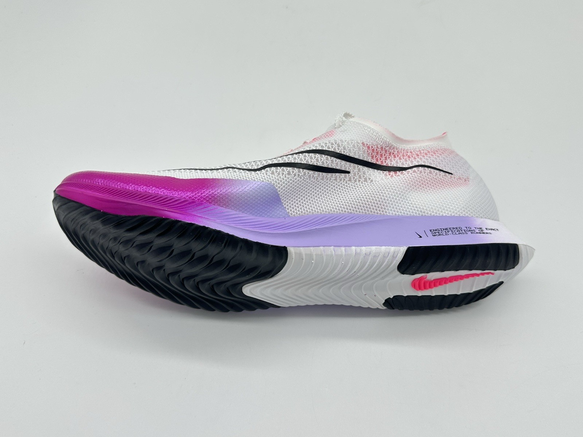 Nike ZoomX Streakfly Men's Size 12 White Vivid Grape Running Shoes
