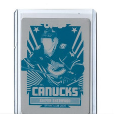 2025-26 Upper Deck O-Pee-Chee Cyan Printing Plate Kiefer Sherwood SSP 1/1 Hockey
