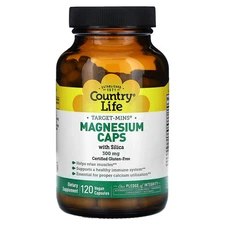 Target-Mins, Magnesium Caps with Silica, 300 mg, 120 Vegan Capsules