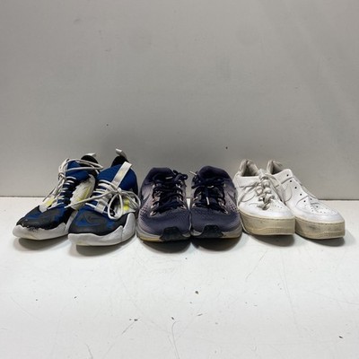 Nike Sneaker Bundle Lot 3 Pairs Air Max 270 React AF1 Pegasus 36 Size 7.5