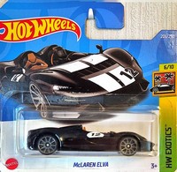 Hot Wheels Mclaren Elva Hw Exotics 6/10 2022 203/250 1:64 Modellauto Spielzeug