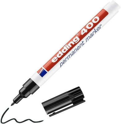 Edding 400 Permanentmarker - Schwarz - 1 Stift - Feine Rundspitze 1 Mm - Wasserf