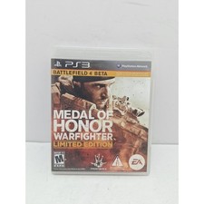 Medal of Honor Warfighter Limited Edition PS3 Sony PlayStation 3 Game EA 2012