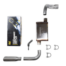 Direct Fit Jeep Wrangler 18-25 2.5 Single Exhaust Kit Magnaflow Rolled Edge Tip