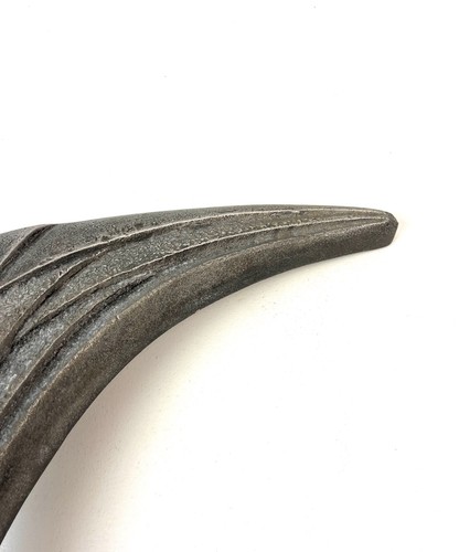Seltener großer Mid Century Türgriff massiv abstrakt brutalistisch Metallguss - Bild 3 von 10