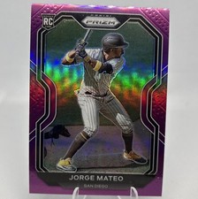 2021 Panini Prizm Tier II Jorge Mateo #196 Purple Parallel (RC) San Diego Padres
