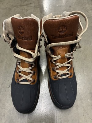 Timberland Mens Premium Leather Boots Wheat / Black Style A18DD