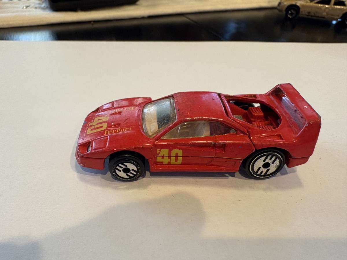VINTAGE HOT WHEELS 1988 RED FERRARI F40 OPENING HATCH | eBay