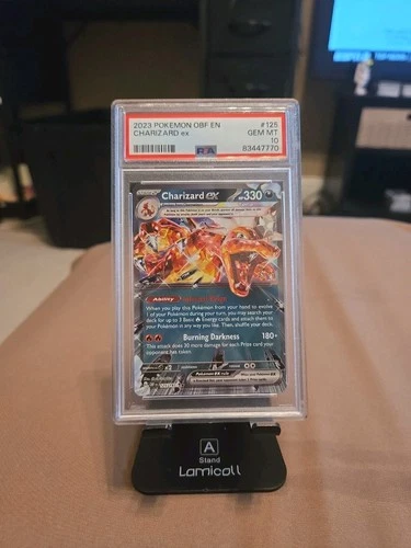 CHARIZARD EX 2023 Pokemon #125/197 PSA 10 GEM-MINT Obsidian Flames! Modern