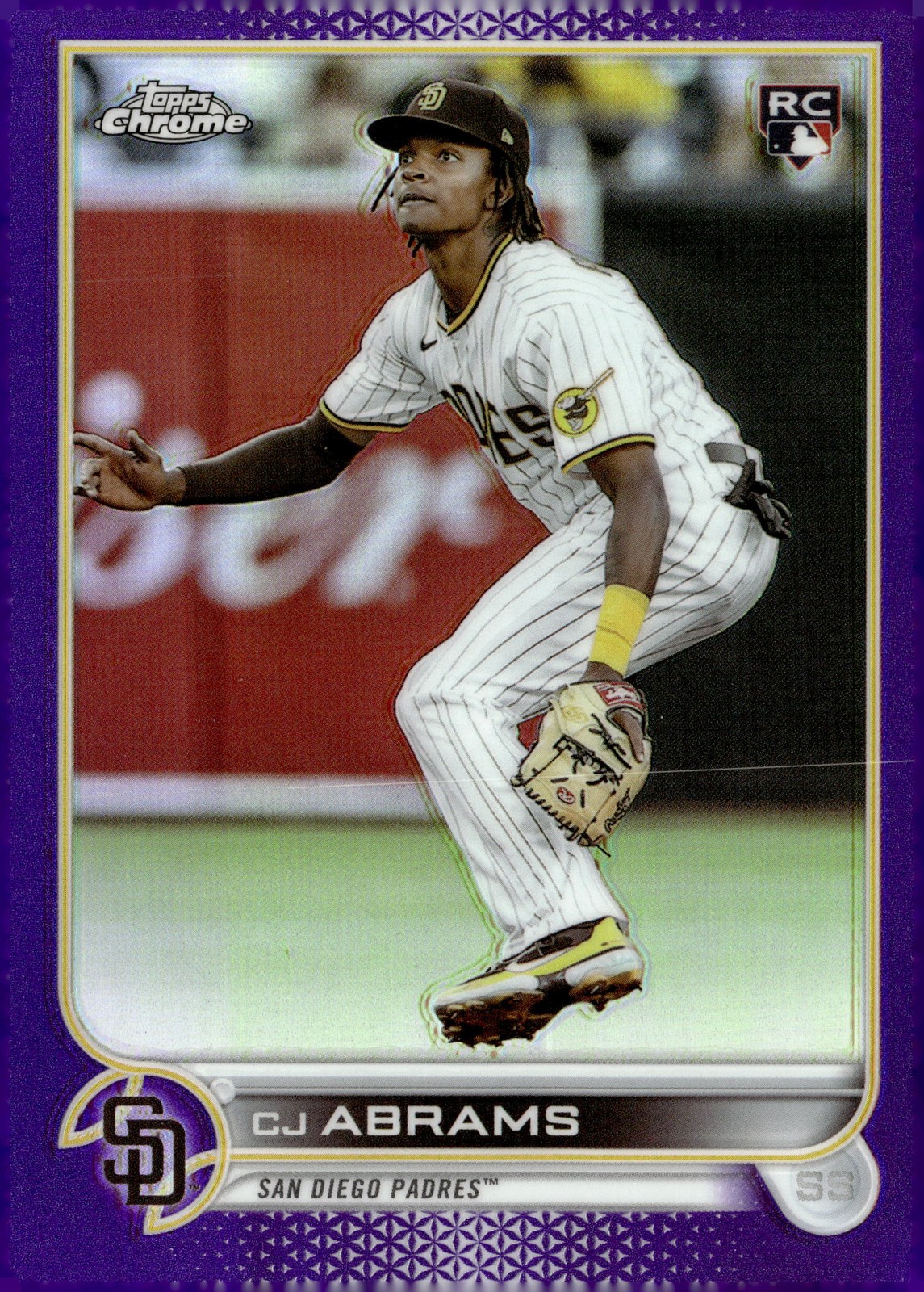 2022 Topps Chrome Update #USC3 CJ Abrams Purple Refractor