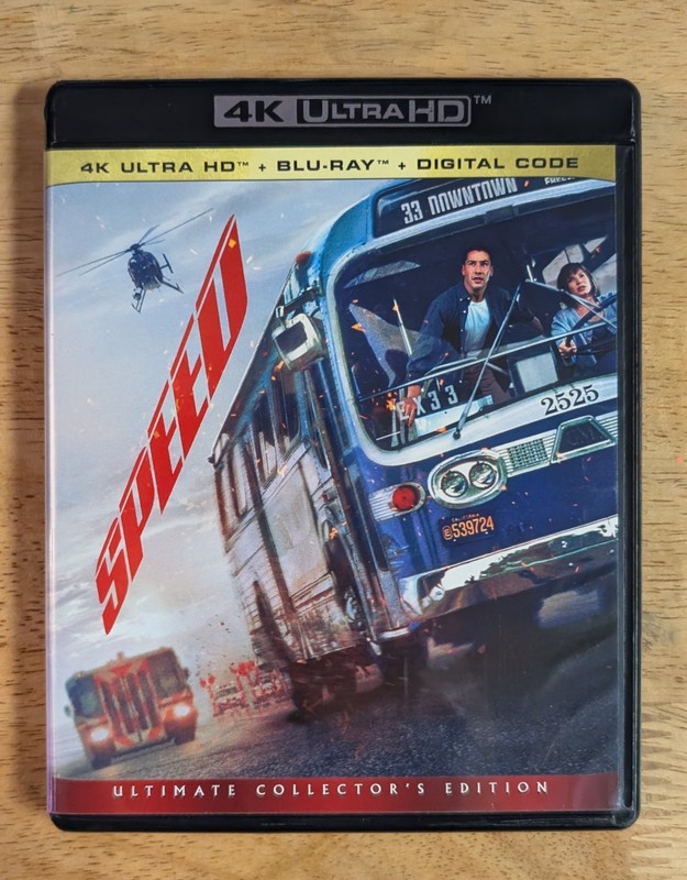 Speed Ultimate Collector's Edition 4K UHD + Blu-Ray (No Digital Code)