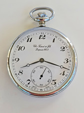 Chs.Tissot & fils Depuis 1853 SWISS MADE OROLOGIO DA TASCA MECCANICO POCKET W- SPZ-6
