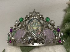 Girls Disney Store Little Mermaid Princess Costume Metal Crown Tiara Dress Up