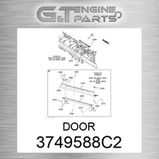 3749588C2 DOOR fits INTERNATIONAL TRUCK (Surplus Open Box)