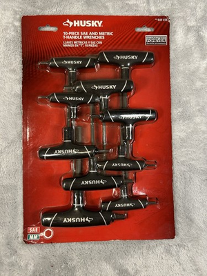 #ad #ad Husky 10 Piece Sae And Metric T Handle Wrenches $19.91
