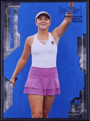 ANNA LEIGH WATERS Rookie 2024 Metal Universe Champions Blue PMG /50 Very Rare