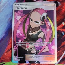 Pokemon TCG Plumeria 145/147 Burning Shadows Full Art Trainer Ultra Rare