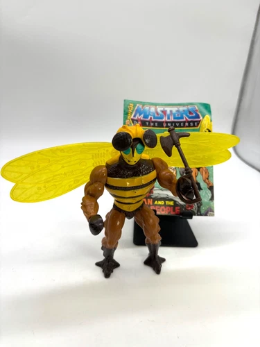 Vtg 1983 Mattel Masters Of The Universe Buzz-Off Complete W Comic