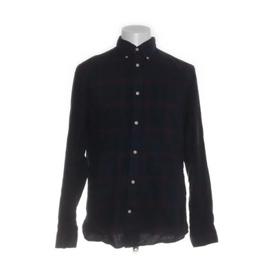 Selected Homme, Flanellhemd, Größe: 42, Blau/Rot, Baumwolle, Karo, Flanell #HqL