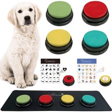 Hundetraining Buzzer mit Aufnahmefunktion  Hundespielzeug