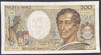 Billet France - 200 Francs Montesquieu 1981 Sup - Photo 1/2