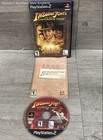 Indiana Jones & Emperor's Tomb PlayStation 2 Game Iob W/Manual Reg Tested Works