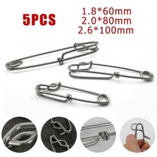 Langleine Clips Snap Longline Silber Snap Swivel 1.8*60mm/2.0*80mm/2.6*100mm