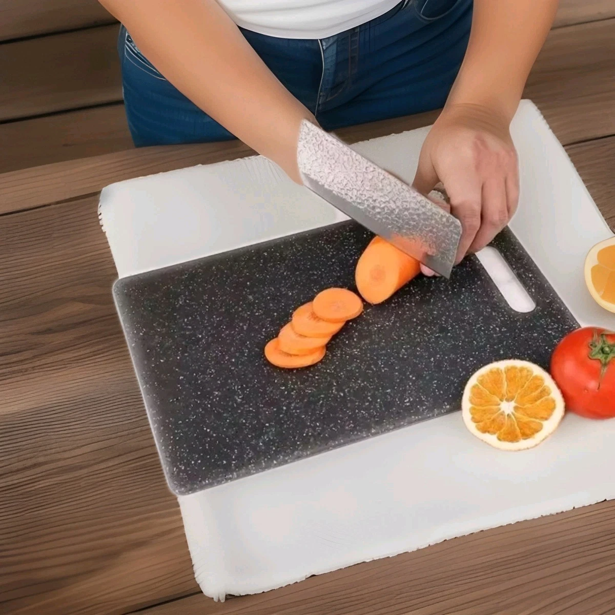 Planche à Découper En Granit XL - Coupe Fromage, Nourriture - Neuf - Marque Homiu
