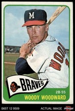 1965 Topps #487 Woody Woodward Braves 3 - VG